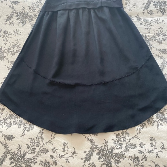 Aritzia Wilfred Black Silk Vignette Dress Size 00 - Picture 7 of 9